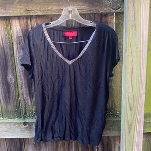 Jennifer Lopez bedazzled top sz. L